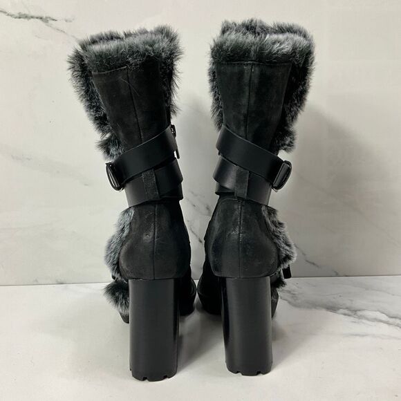 CHARLES DAVID Heel Winter Boots - Picture 6 of 7